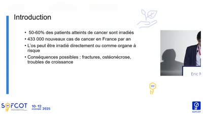 Conférence d'enseignement : CE 20 Prévention Et Traitement Des Fractures Sur Os Irradié
